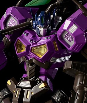 Flame Toys Furai Model Transformers Shattered Glass Optimus Prime (Attack Mode)