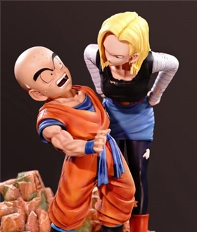 Krillin and Android 18 - Dragon Ball Z