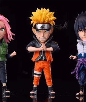 Uzumaki Naruto, Uchiha Sasuke & Haruno Sakura - Naruto Resin Statue