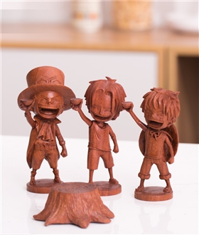 Ace / Sabo / Luffy Woodcarving - One Piece