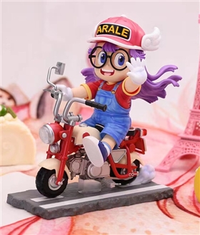 Arale on bike - Dr. Slump