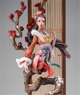 Chinese-Ladies-Plum-Orchid-Bamboo-and-Chrysanthemum-Painted-Version