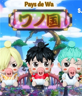 One Piece Wano A Set - Pacifier Series UncleHead