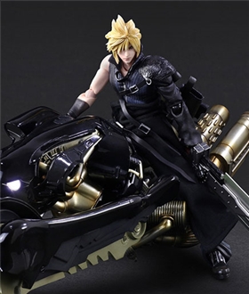 FINAL FANTASY VII ADVENT CHILDREN PLAY ARTS Kai Cloud Strife & Fenrir