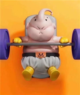 Weight Lifting Fat Buu - Dragon Ball