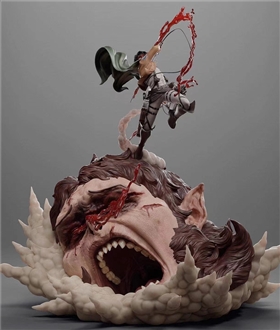 Levi vs Beast Titan - Attack On Titan