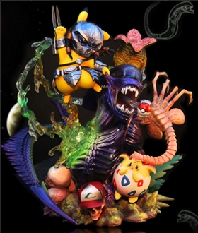 Predator Pikachu vs Aliens