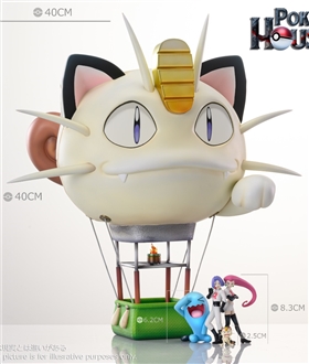 Meowth Hot Air Balloon with Jessie & James  - Pokemon