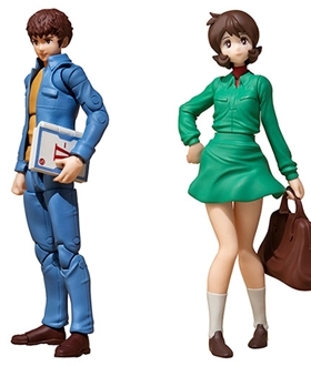 G.M.G. Mobile Suit Gundam E.F.G.F. 07 Amuro Ray & Fraw Bow
