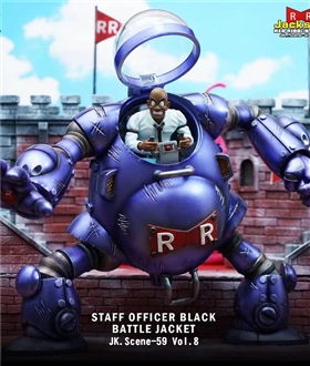 Staff Officer Black Battle Jacket - Dragon Ball