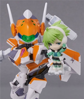 TINY SESSION VF-31E Siegfried (Chuck Mustang Custom) with Reina Prowler Macross Delta