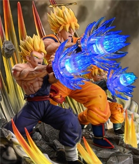 Goku & Gohan Kamehameha - Dragon Ball