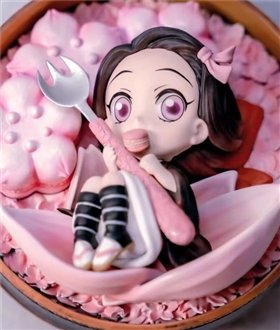 Macaron Sakura Nezuko - Demon Slayer