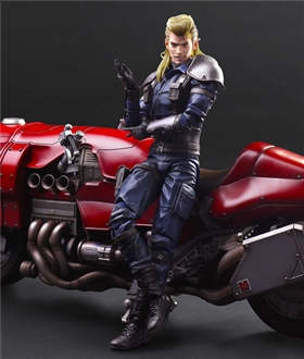 Final Fantasy VII REMAKE PLAY ARTS KAI Roche & Motorcycle SET