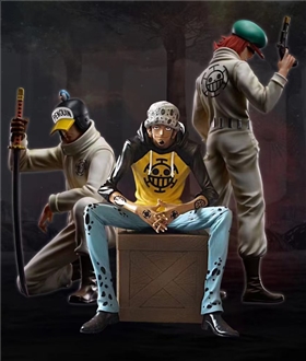 Members of Heart Pirates Shachi & Penguin - ONE PIECE