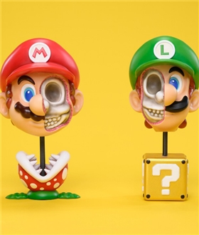 Half-Anatomy Mario Twin Brothers