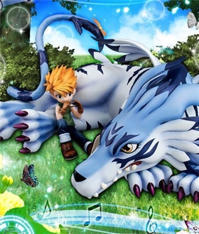 Digimon Adventure Yamato & Garurumon