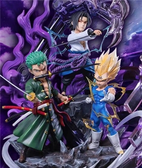 Zoro & Sasuke & Vegeta 