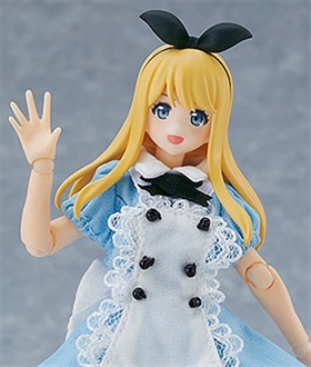 figma Styles Female body (Alice) with Dress + Apron Outfit