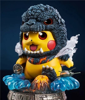Burning Godzilla Cosplay Pikachu - Pokemon