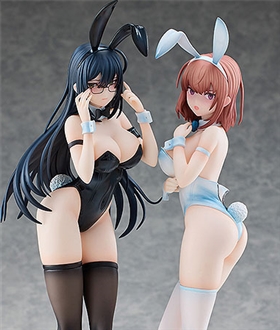 Icomochi Original Character Black Bunny Aoi & White Bunny Natsume 2Figure Set Limited Version 1/6