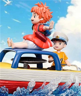Ponyo & Sosuke - Ponyo on the cliff
