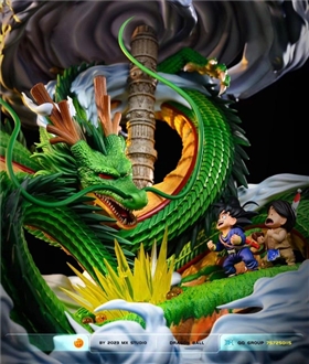 Goku & Upa summon Shenron - Dragon Ball