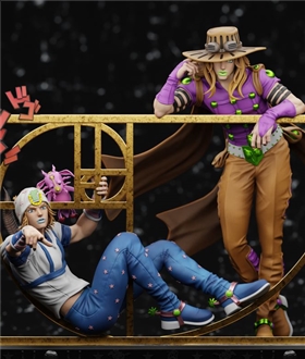 Gyro Zeppeli & Johnny Joestar - JoJo's Bizarre Adventure