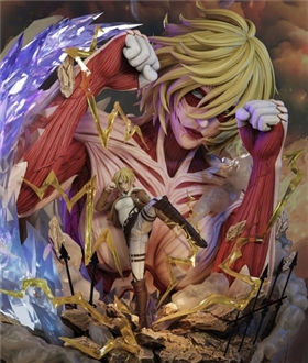 Annie & Female Titan - Attack On Titan