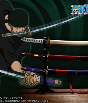 PROPLICA Roronoa Zoro Three Swords Set (Wado Ichimonji, Sandai Kitetsu, Enma)