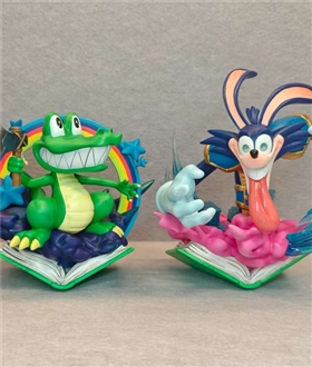 Cartoon Crocodile & Dark rabbit - Yu-Gi-Oh!