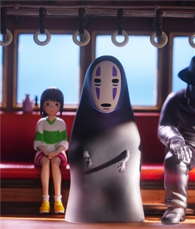 Bus on the sea - Spirited Away