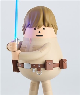 SML Star Wars Series - Luke [Standing Single] & Luke and Yoda [Seated Set]