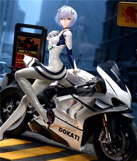 Motorcycle Ayanami Rei - Evangelion