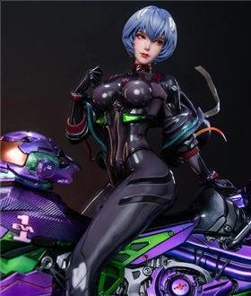Rei Ayanami's Sci-Fi Motorcycle - Evangelion