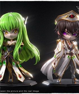 C.C. & Lelouch - Code Geass Q version