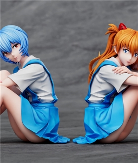 Neon Genesis Evangelion School Uniform Asuka & School Uniform Rei Ayanami
