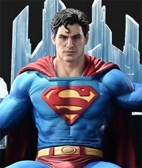 Superman-Fortress-of-Solitude-on-Throne-Design-by-Gabriele-DellOtto