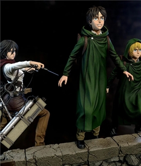 The Basement Trio Mikasa & Armin & Eren - Attack On Titan