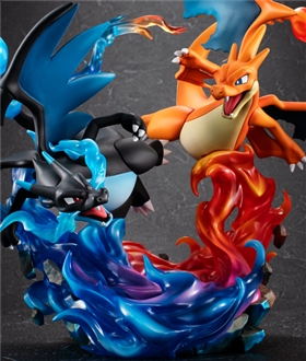 G.E.M. EX Pocket Monster Mega Charizard X & Mega Charizard Y