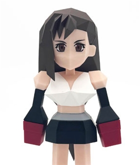 FINAL FANTASY VII Polygon Soft Vinyl Tifa Lockhart