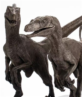 Velociraptors [Bronze] - Jurassic Park 3 1/8