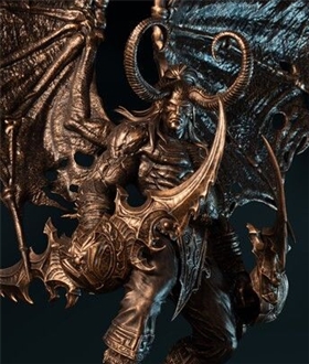 Illidan Stormrage - World of Warcraft [Bronze-Colored] 1/10 