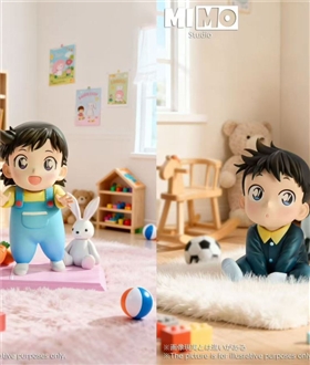 Childhood Conan and Mouri Ran