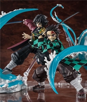 SHFiguarts Tanjiro Kamado & Giyu Tomioka Water Breathing Effect Parts Set