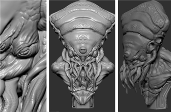 เผยภาพซีจีต้นแบบงานบัส Cthulhu ตัวใหม่โดย Caronte Studios